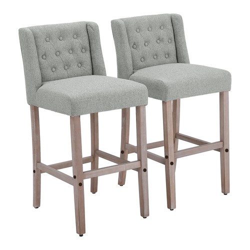Set grey linen breakfast - set,