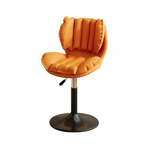 Upholstered bar stool with - bar,