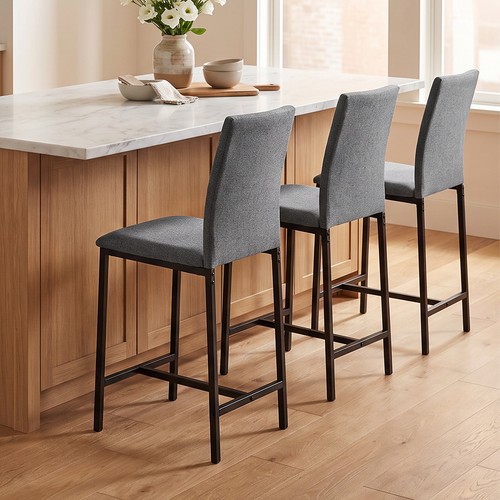 4pcs linen bar stools - stools, counter